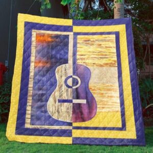 Acoustic Guitar Quilt Blanket Bn14  Quilt